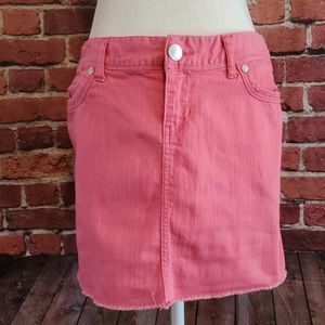 EXPRESS denim mini skirt